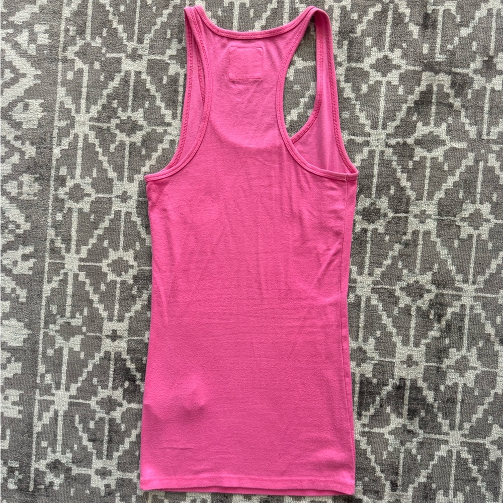GUC Abercrombie & Fitch Pink Tank Top Racer Back Tank, Size M